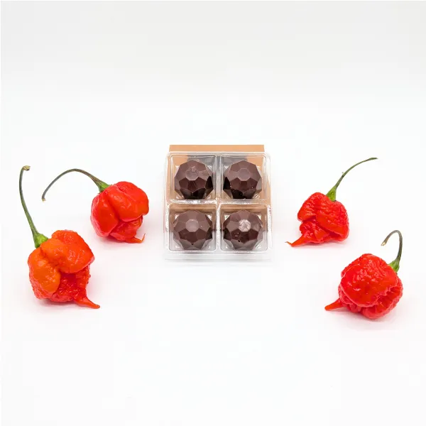 4 Chocolats au Carolina Reaper