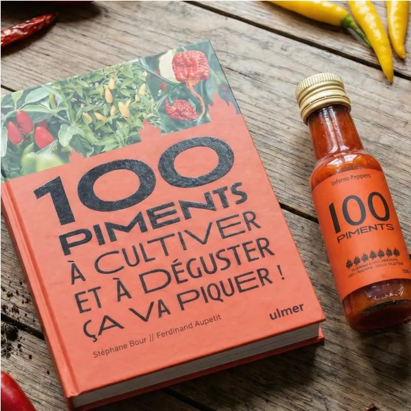 Livre 100 piments + sauce 100 piments
