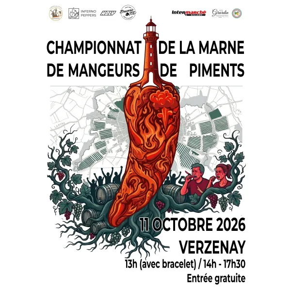 Entrée spectateur pour le championnat de la Marne de mangeurs de piments