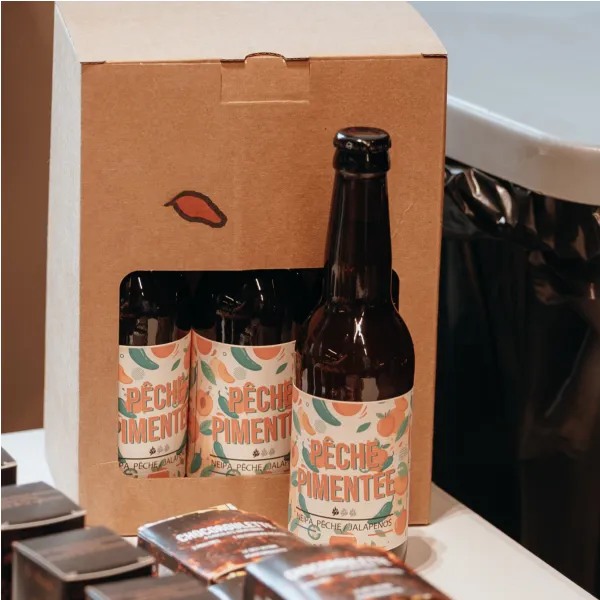 Bière Pêche Piments - Brasserie XD x Inferno Peppers